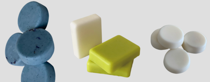 shampoo bar, conditioner bar, hair mask pod formula