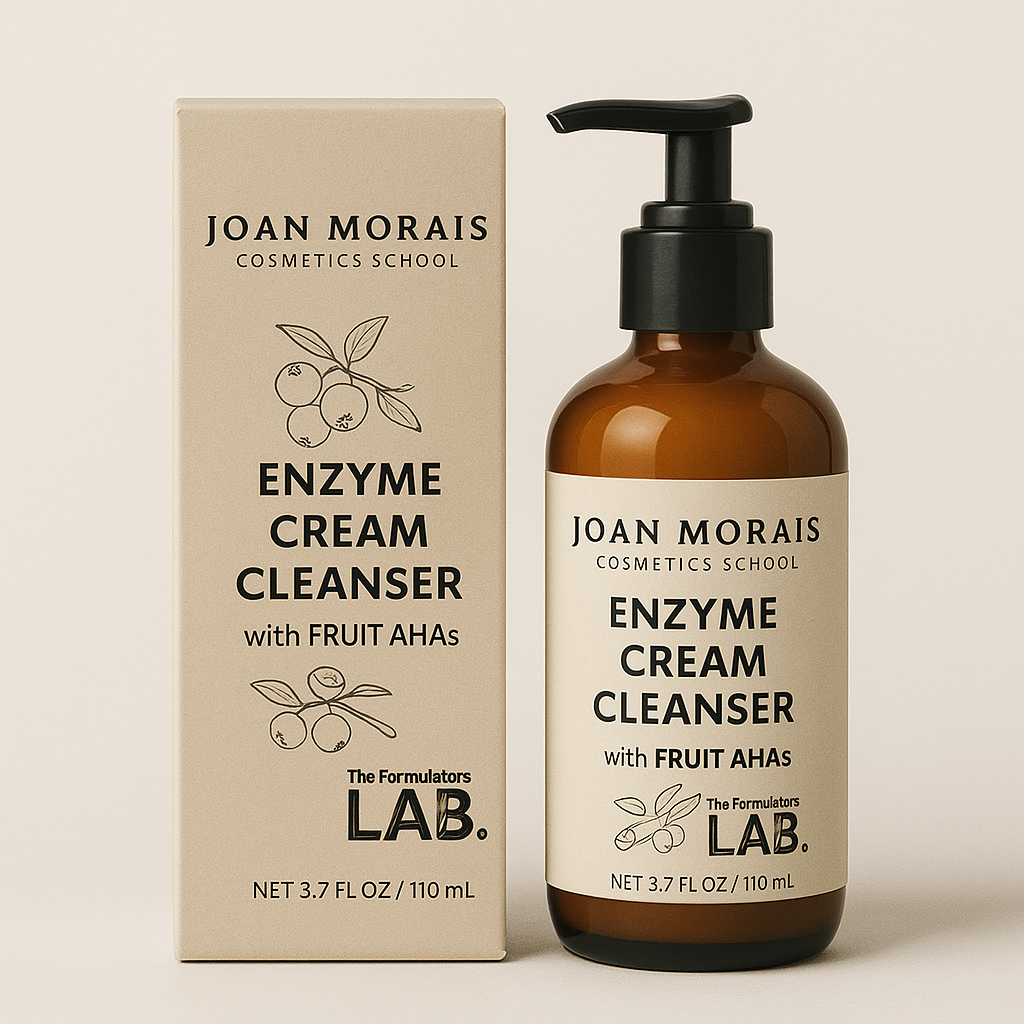 enzyme cream cleanser formula enzyme cream cleanser formulation joan morais cosmetics school