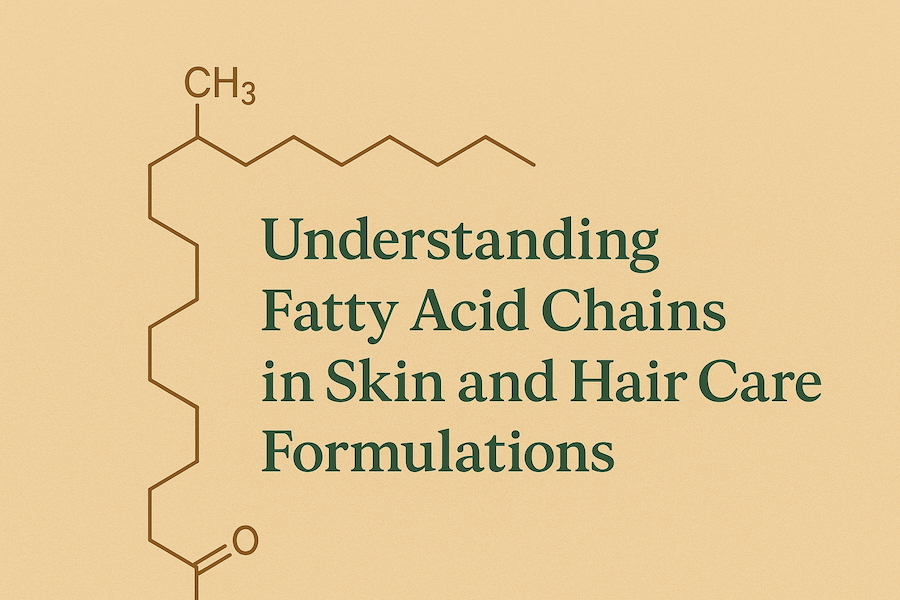Fatty Acid Chains in Skin and Hair Formulations Joan Morais Cosmetics School