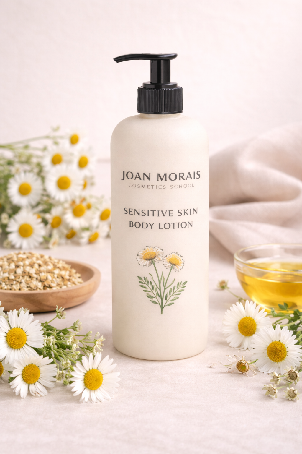 Sensitive Skin Body Lotion Joan Morais Cosmetics School