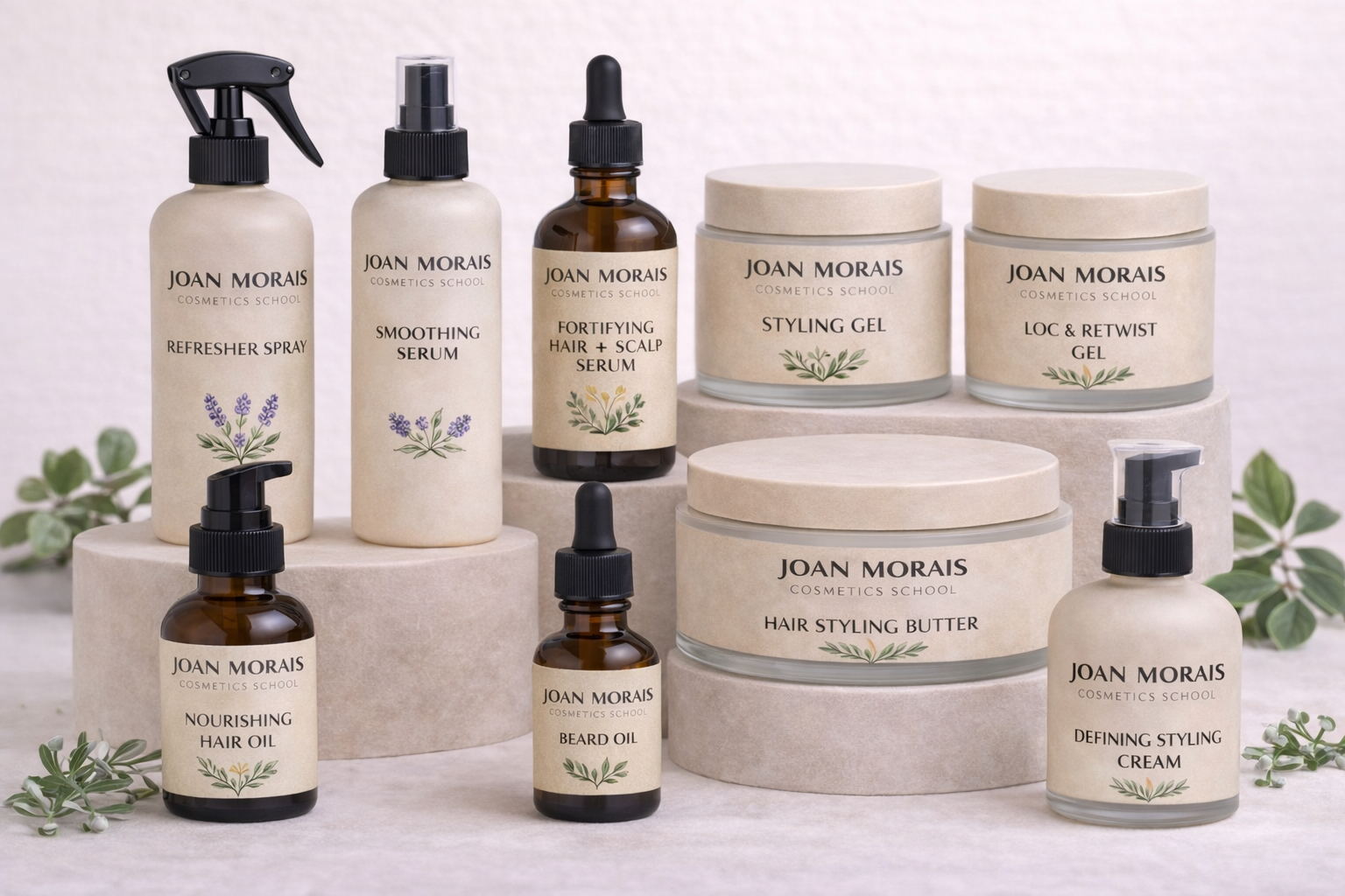 Hair Styling Line Joan Morais Cosmetics School