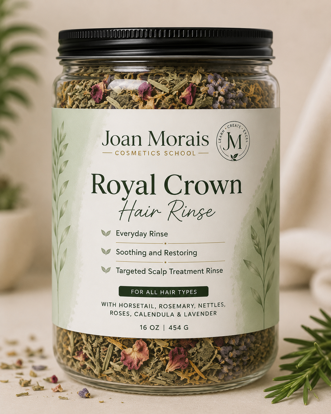 Royal Crown Hair Rinse Joan Morais Cosmetics School