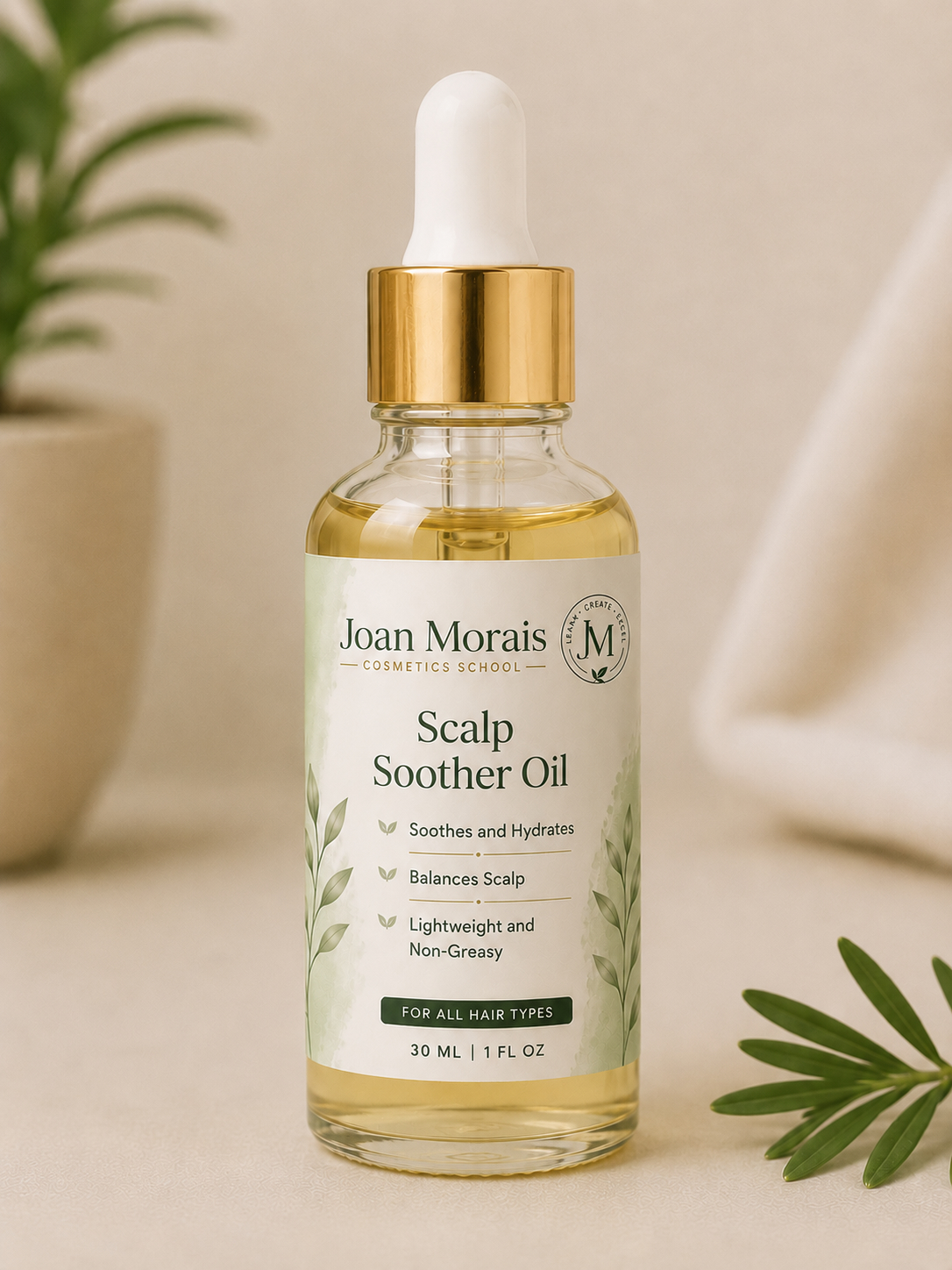 Scalp Soother Oil Joan Morais Cosmetics School