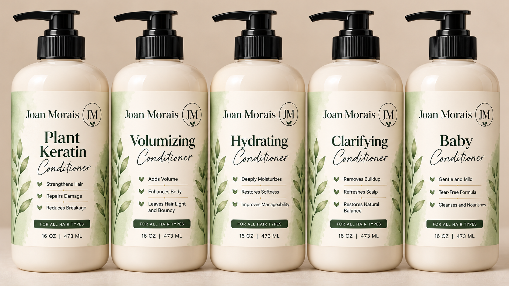 Joan Morais Botanical Hair Conditioner Formulations