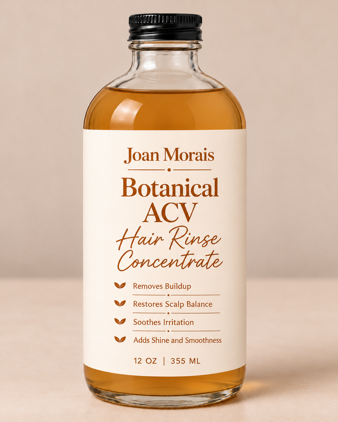 Joan Morais Botanical ACV Hair Rinse Formulation
