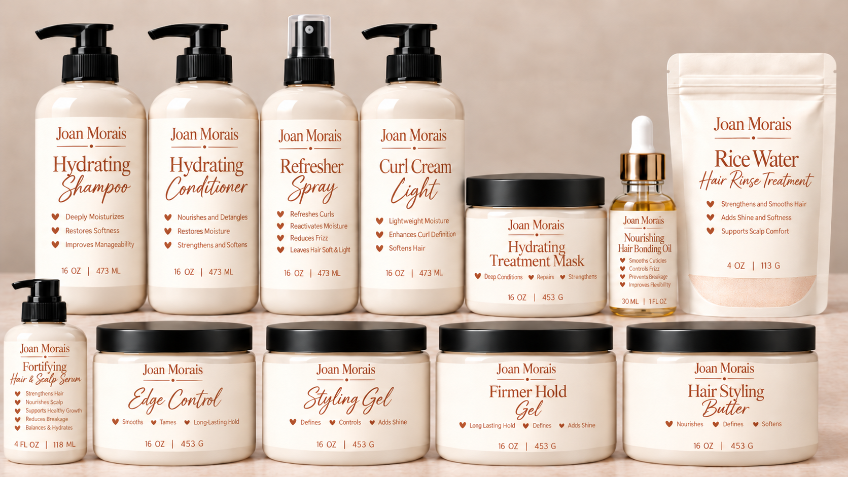 Joan Morais Hair Care Formulations