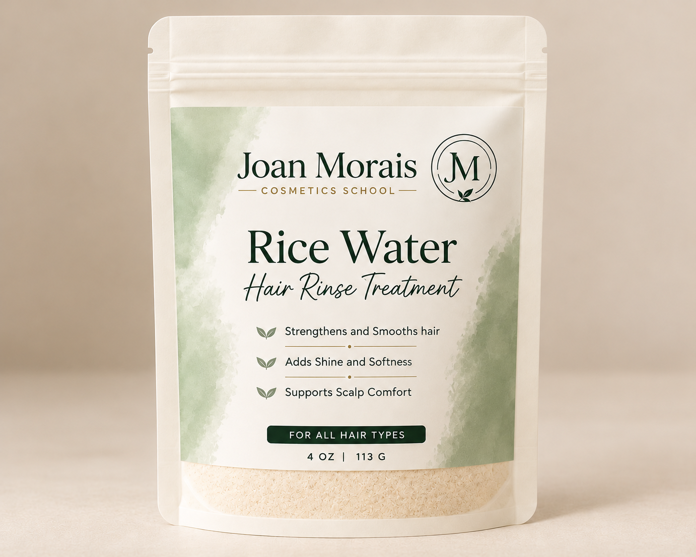 Rice Water Hair Treatment Joan Morais Hair Care Formulation Course