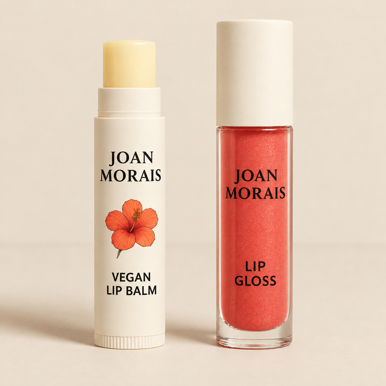 Vegan Lip Balm and Lip Gloss Joan Morais