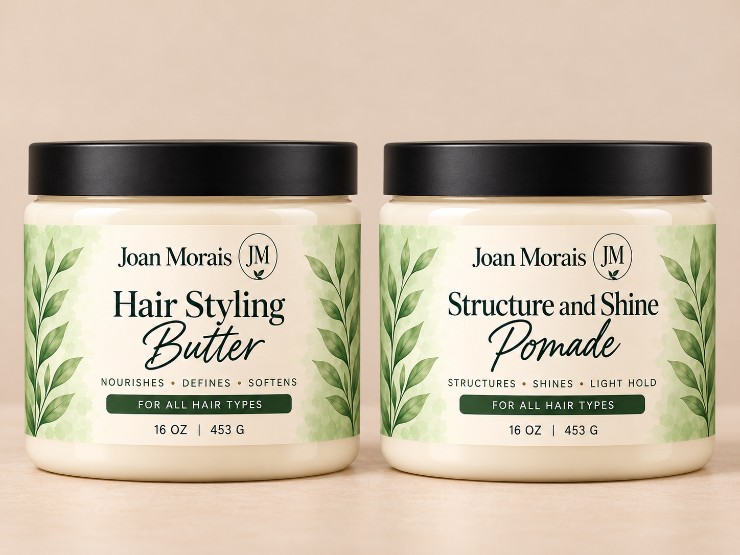 Hair Styling Butter and Structure and Shine Pomade Joan Morais